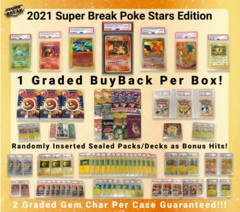 2021 Super Break Pokemon Poke Stars Buyback Edition CASE - 10 Units - Please Read Description!